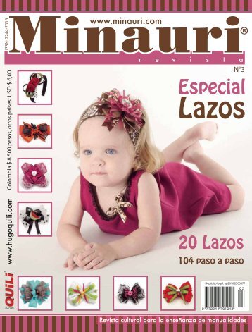 Minauri Nº 3 Hairbows Lazos Moños ( Magazine ) 