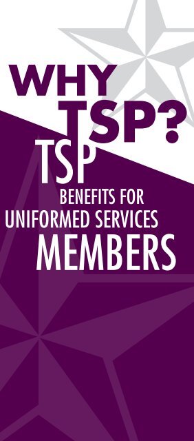 TSP Benefits for Uniformed Services Members