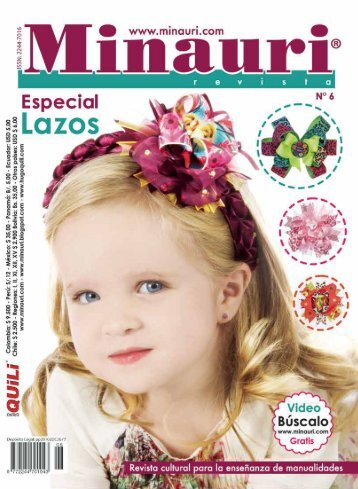 Minauri Nº 6 Hairbows Lazos Moños ( Magazine ) 