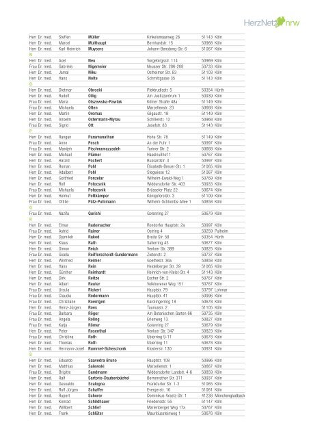 PDF-Liste Hausärzte_Name - HerzNetzKoeln