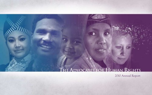 2010 Annual Report - The Advocates for Human Rights