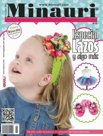 Minauri Nº 15 Hairbows & more ( Lazos, Moños & más - Magazine )