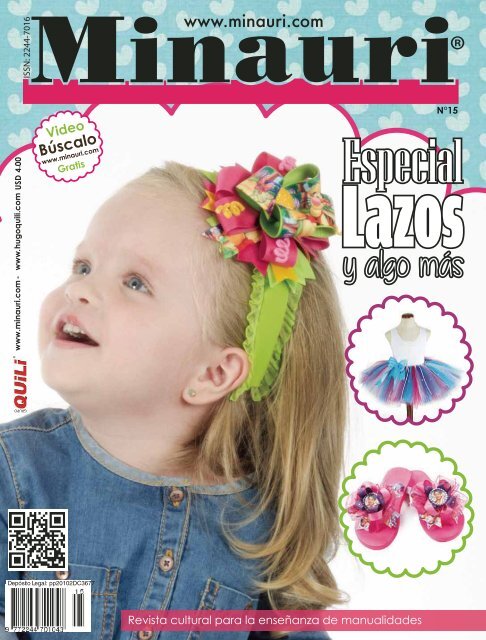 Minauri Nº 15 Hairbows & more ( Lazos, Moños & más - Magazine )