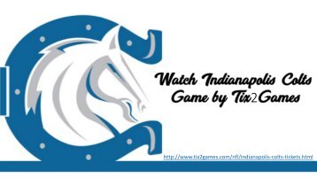 Indianapolis Colts Tickets