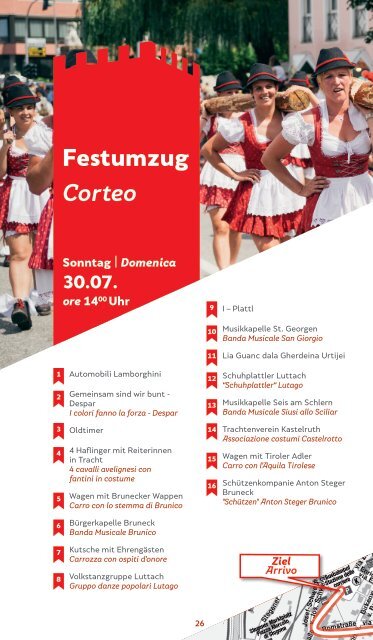 Stadtfest Bruneck - Neues Erscheinungsbild
