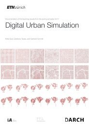 Digital Urban Simulation: Documentation of the teaching results from the spring semester 2016