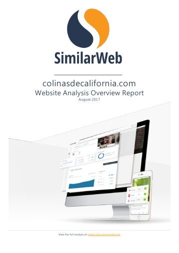 Website Analysis Overview Report.09-Aug-2017