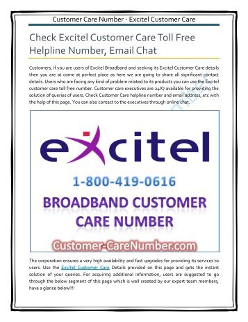 Excitel Customer Care