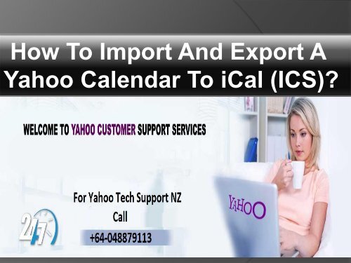 How To Import And Export A Yahoo Calendar To iCal (ICS)