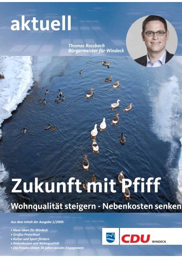 aktuell Zukunft mit Pfiff - CDU Windeck