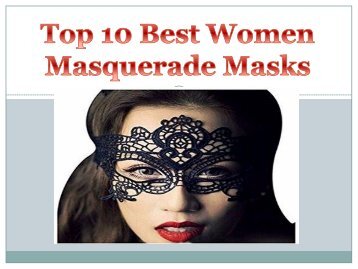 Top 10 Best Women Masquerade Masks