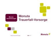 gut geregelt? - Monuta.de