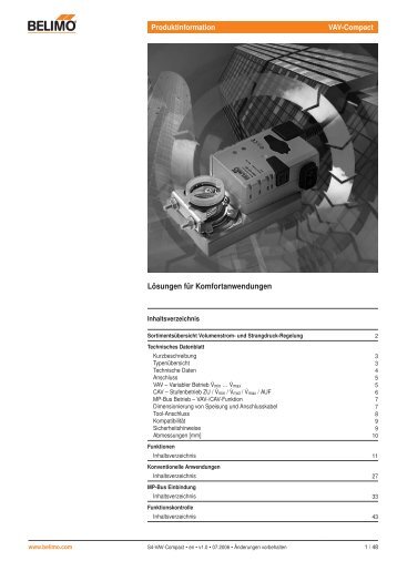 Lösungen für Komfortanwendungen - RUCON-AIR Deutschland ...