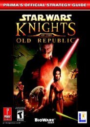 Star Wars: Knights of the Old Republic (PC Version): Official Strategy Guide