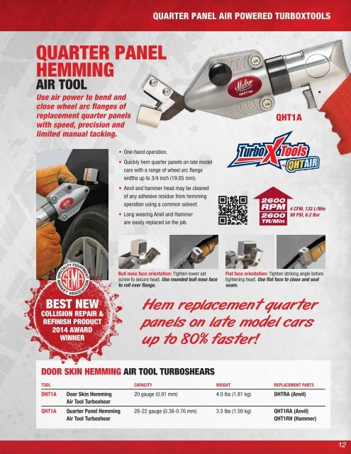 SL16352 Malco AutoBody Tools Catalog 2015