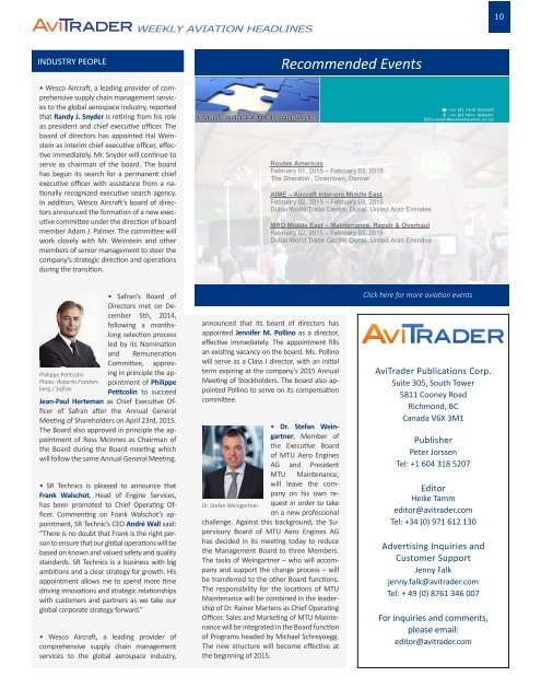 AviTrader_Weekly_Headline_News_2014-12-15