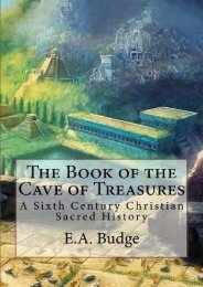 The Book of the Cave of Treasures