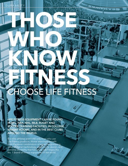 Life Fitness Product Catalog 2016