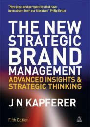 The New Strategic Brand Management: Advanced Insights and Strategic Thinking (New Strategic Brand Management: Creating   Sustaining Brand Equity)