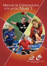 Manual de Entrenadores ITTF-IPTTC Nivel 1 (Table Tennis Coaching) (Spanish Edition)
