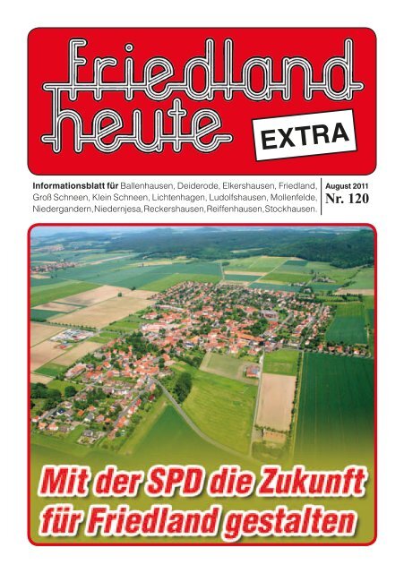 Friedland Heute 120 extra - SPD-Ortsverein Friedland