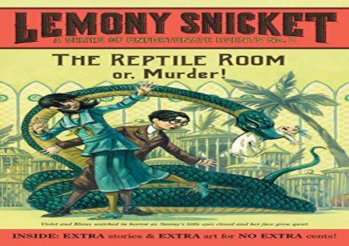 The Reptile Room Or Murder Series Of Unfortunate Events