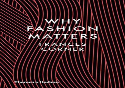 Why Fashion Matters