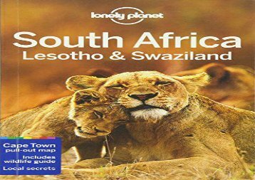Lonely Planet South Africa, Lesotho   Swaziland (Travel Guide)