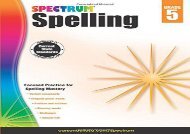 Spectrum Spelling, Grade 5