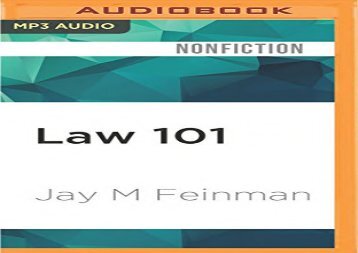 Law 101: Everything You Need to Know about American Law