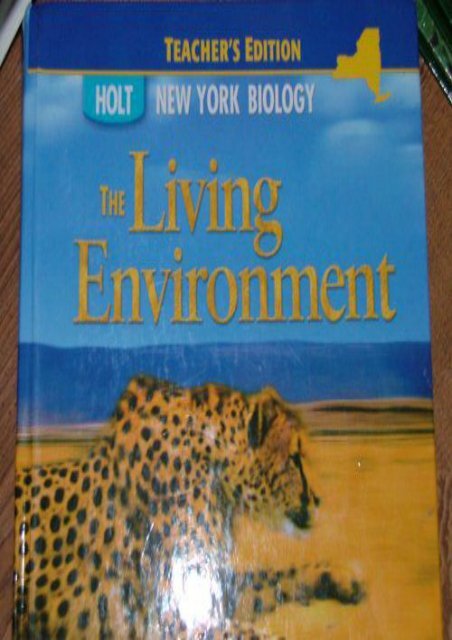 Biology New York Grades 9-12: The Living Environment