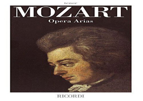 Mozart Opera Arias: Tenor