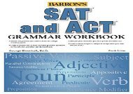 SAT and ACT Grammar Workbook (Grammar Workbook for the Sat, Act and More)