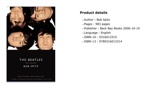 The Beatles: The Biography