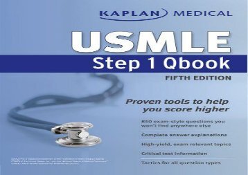 Kaplan Medical USMLE Step 1 Qbook (Kaplan Usmle)