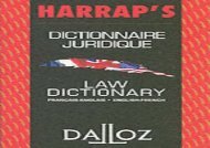 Harrap s Dalloz French Eng Law Dict (Harrap Dalloz)