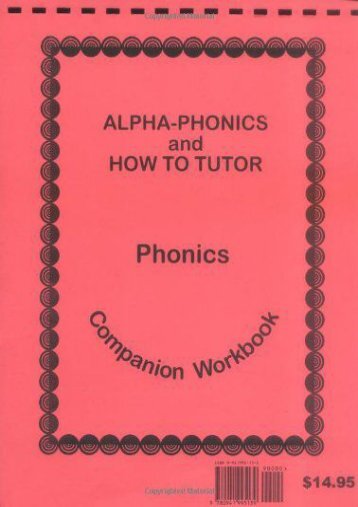 Mrs. Barbara s Phonics Companion Workbook