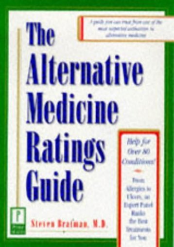 The Alternative Medicine Ratings Guide