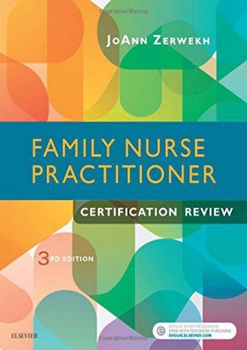 Family Nurse Practitioner Certification Review, 3e