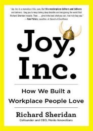 Joy, Inc : How We Built a Workplace People Love