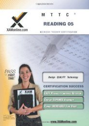 Mttc Reading 05 Teacher Certification Test Prep Study Guide (XAM MTTC)