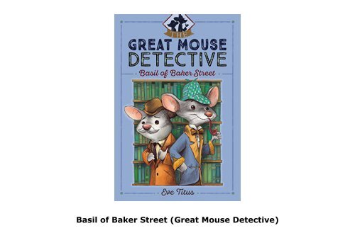 Basil of Baker Street (Great Mouse Detective)