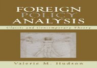 Foreign Policy Analysis: Classic and Contemporary Theory