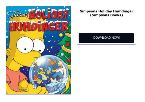 Simpsons Holiday Humdinger (Simpsons Books)