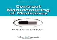 Contract Manufacturing of Medicines