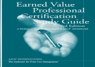 Earned Value Professional Certification Study Guide, Third Edition