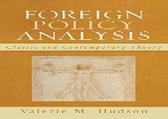 Foreign Policy Analysis: Classic and Contemporary Theory