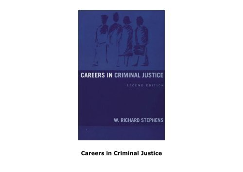 Careers in Criminal Justice