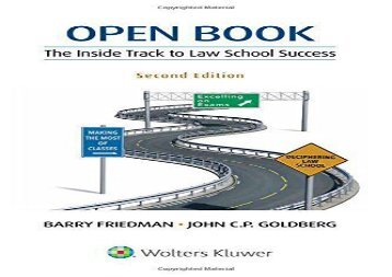 Open Book: The Inside Track to Law School Success (Academic Success)