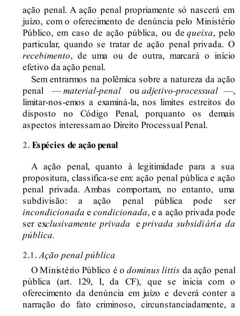 BITENCOURT, Cézar Roberto. Tratado de Direito Penal - Parte Geral